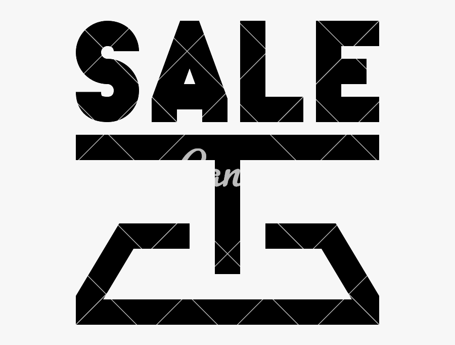Land Clipart Sale Icon - Sign, Transparent Clipart