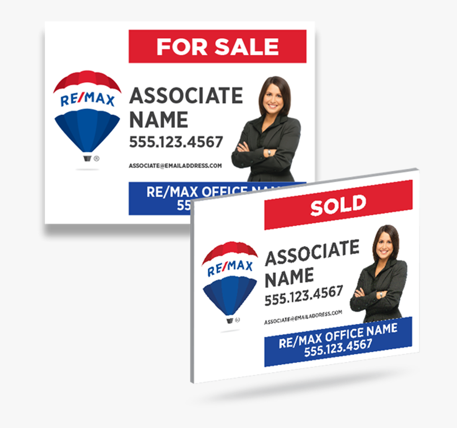 Transparent For Sale Sign Png - New Remax Sign, Transparent Clipart