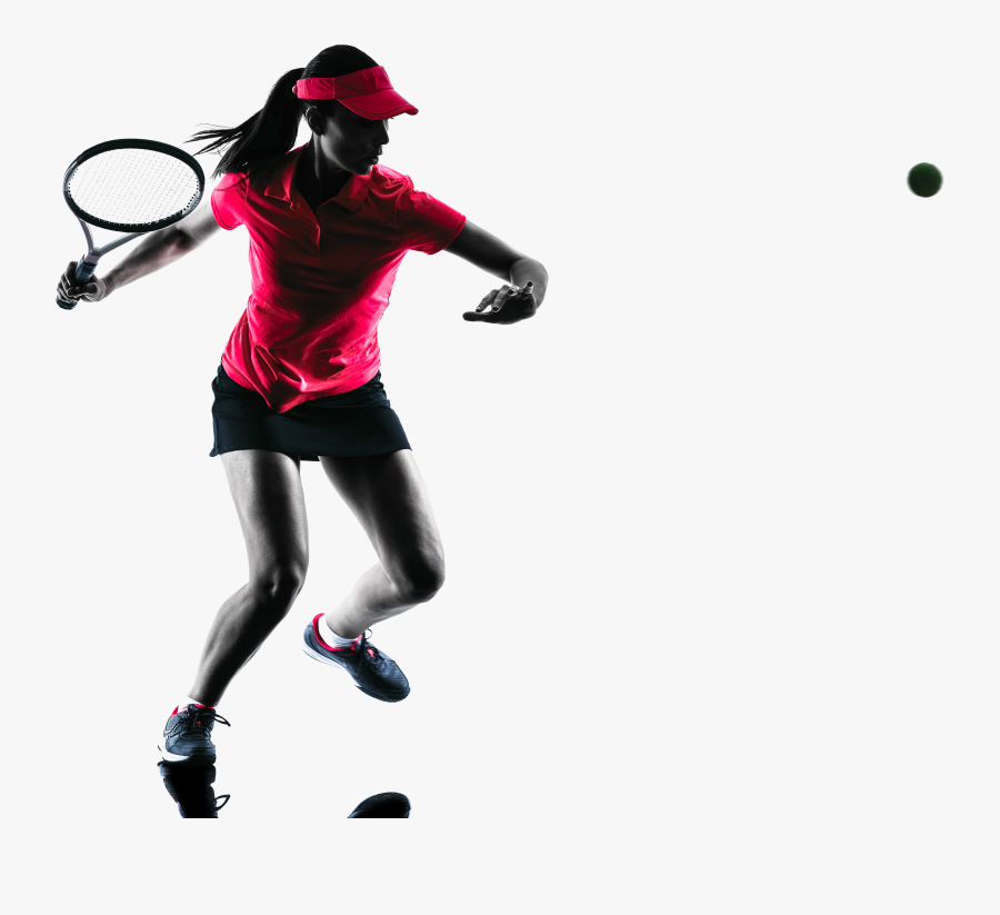Silhouette Stock Photography Tennis Royalty-free - Silhouette Tennis Transparent Background, Transparent Clipart