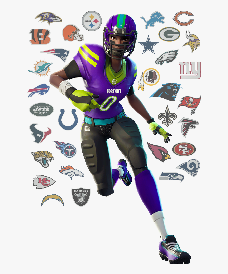 Fortnite Battle Royale Character Png - Skin Nfl Fortnite Png, Transparent Clipart