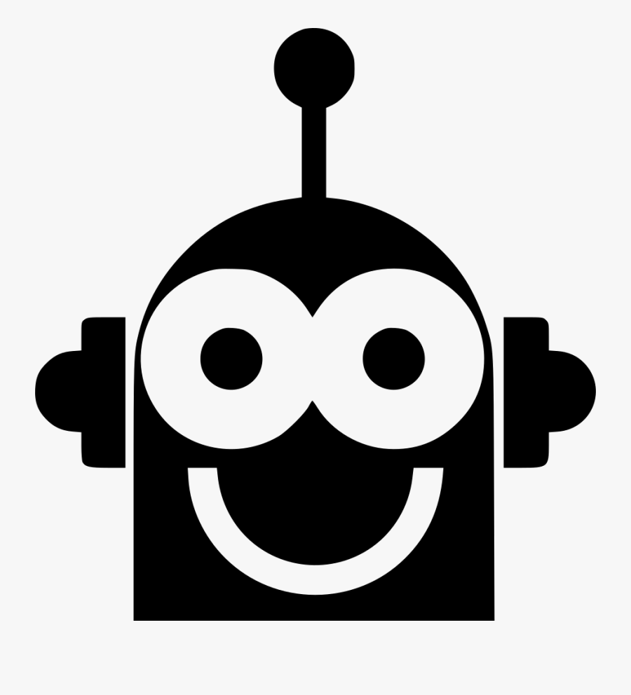 Transparent Robot Clipart Free - Icon Robot Head Png, Transparent Clipart