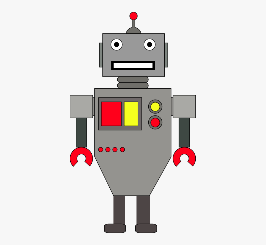Robot,machine,fictional Character - Cartoon, Transparent Clipart