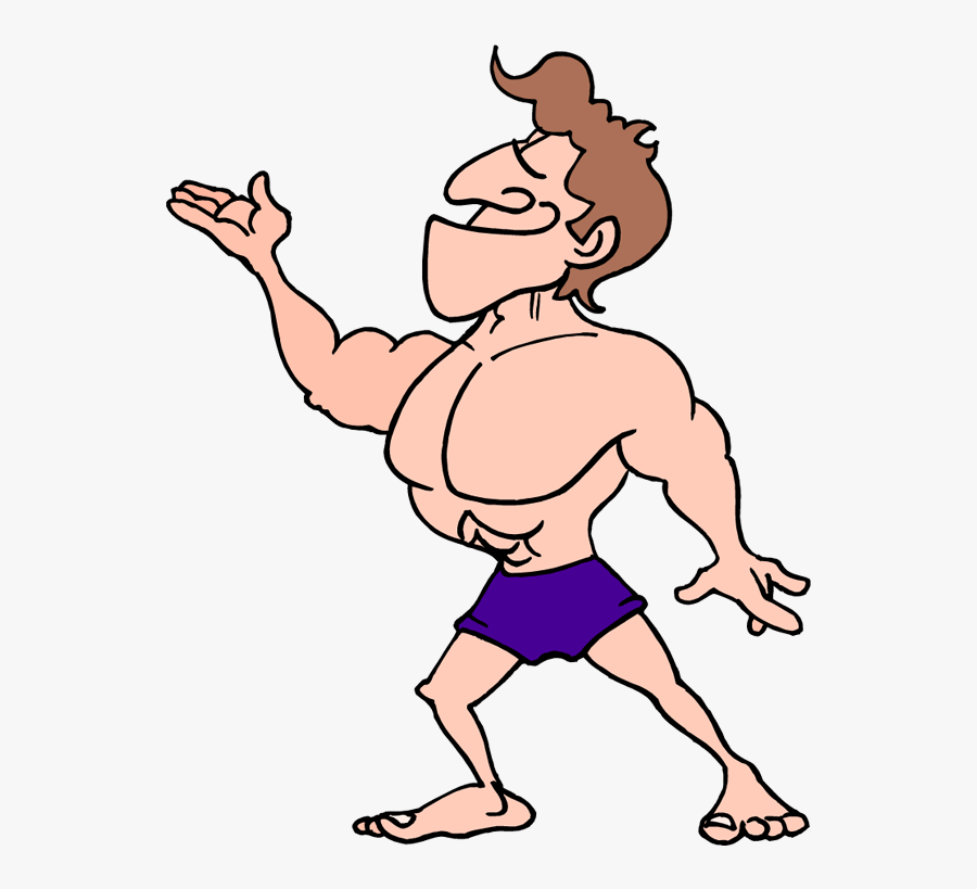 Body Builder Cartoon Gif Clipart , Png Download - Body Builder Cartoon Gif, Transparent Clipart