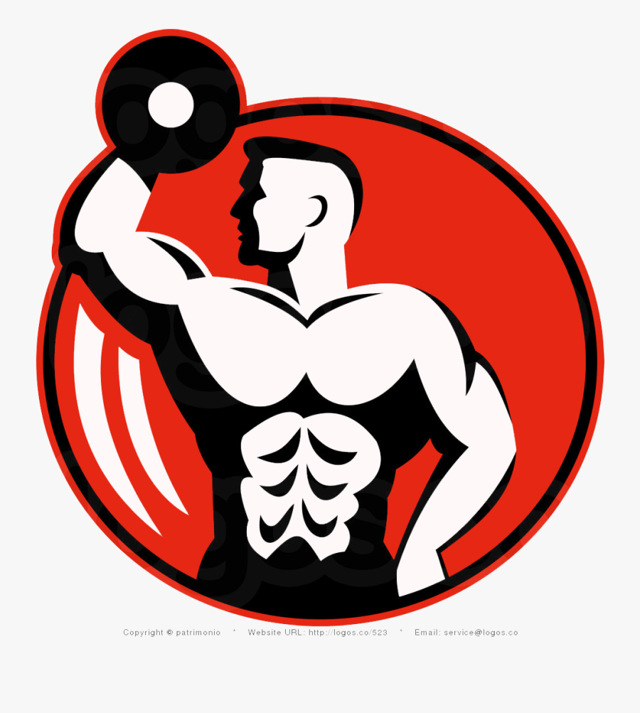 Clip Art Bodybuilding Clipart - Body Building Logo Png, Transparent Clipart