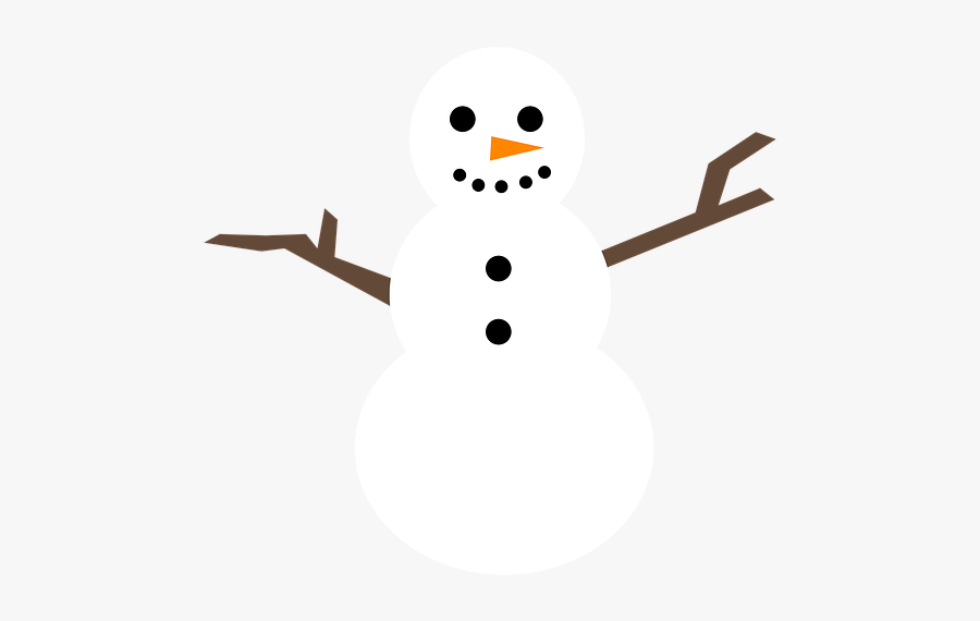 Snowman, Happy, Holiday, Decorations, Snowflake - Snowman, Transparent Clipart
