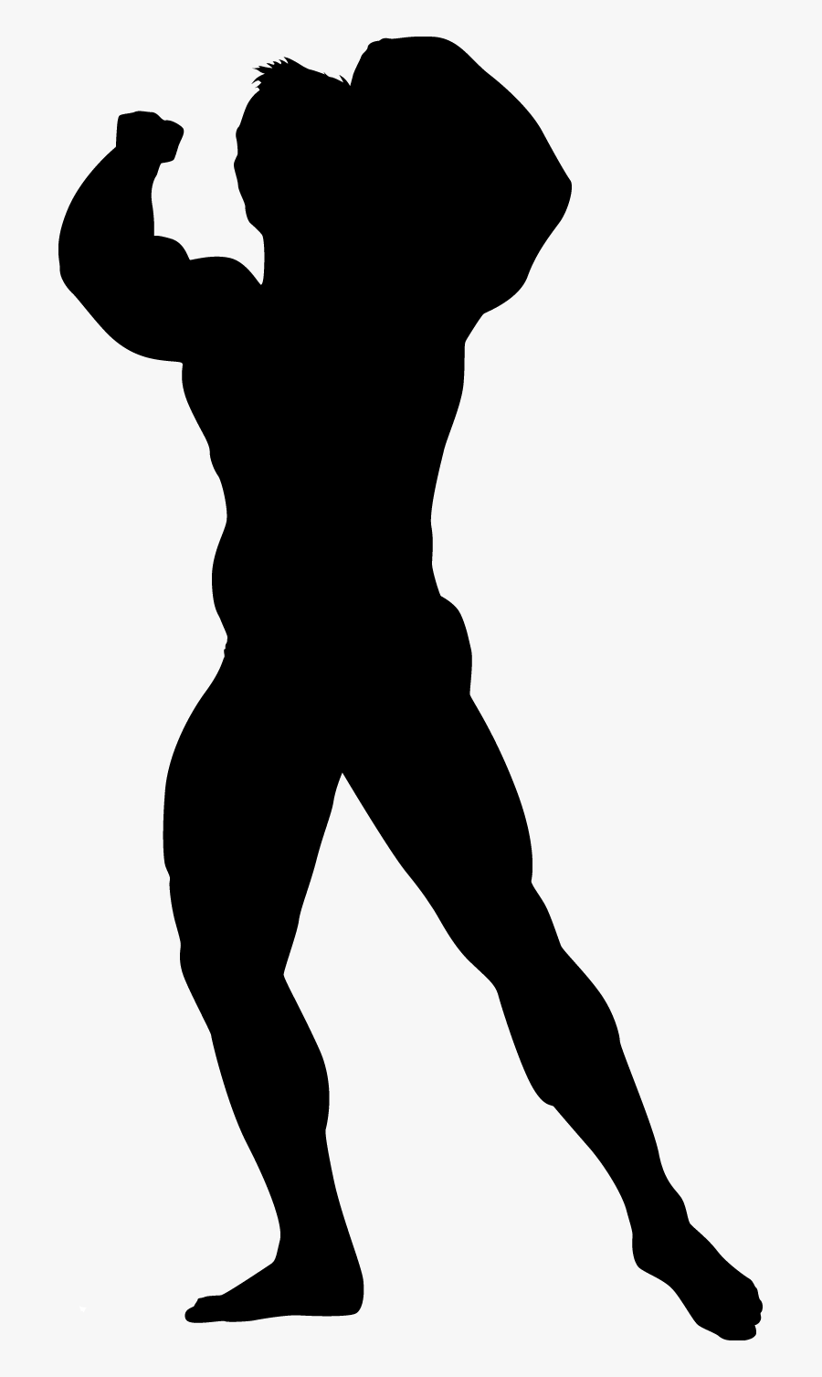Body Building Png - Silhouette, Transparent Clipart