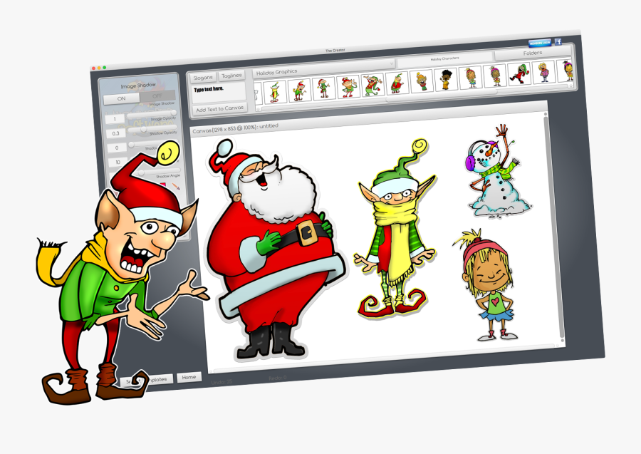 The Happy Holidays Graphics Pack - Cartoon, Transparent Clipart