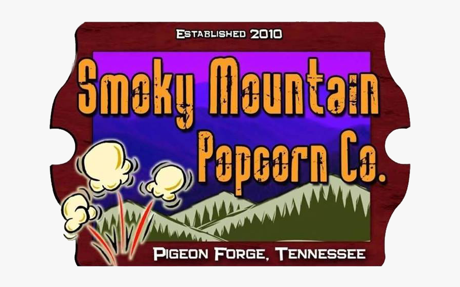 Smoky Mountain Popcorn, Transparent Clipart
