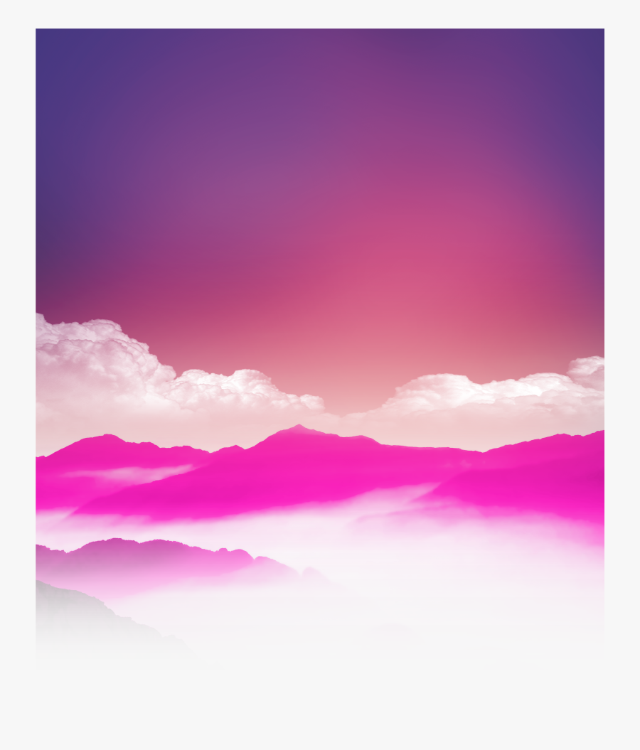 Fundal Red Mountain Material Afterglow Calm Horizon - Afterglow, Transparent Clipart