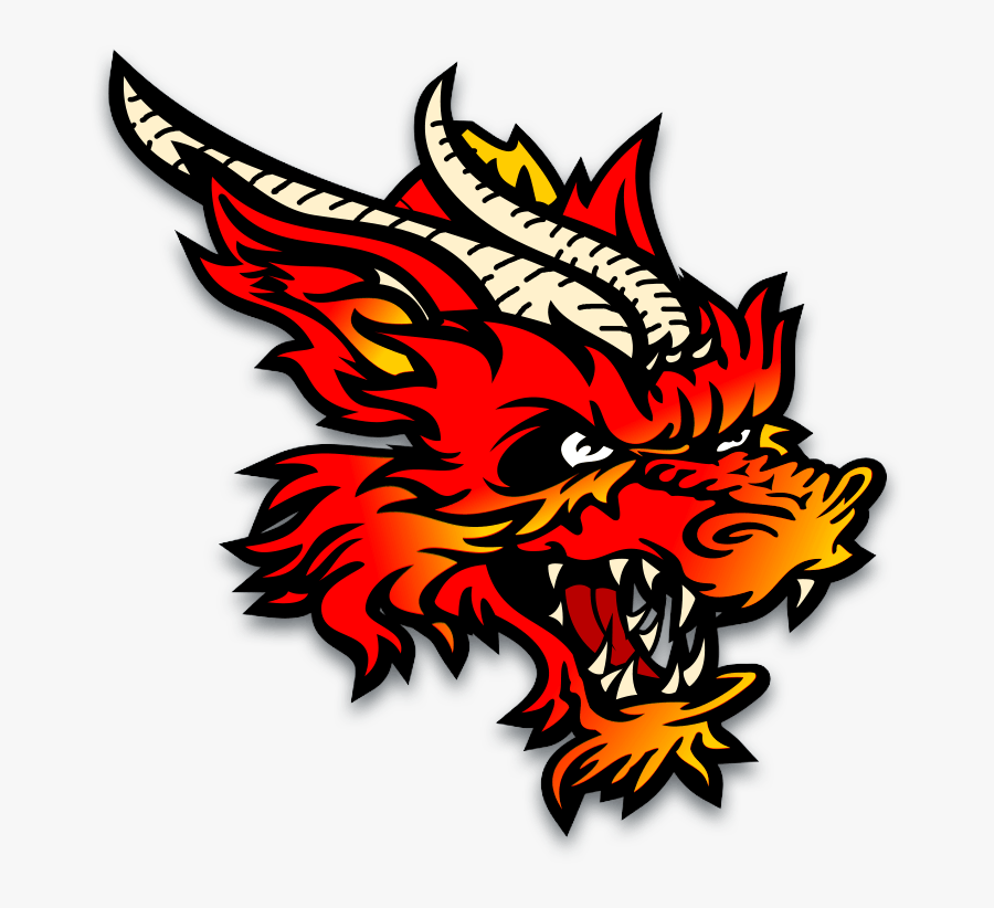 Red Png Dragon Head Transparent, Transparent Clipart