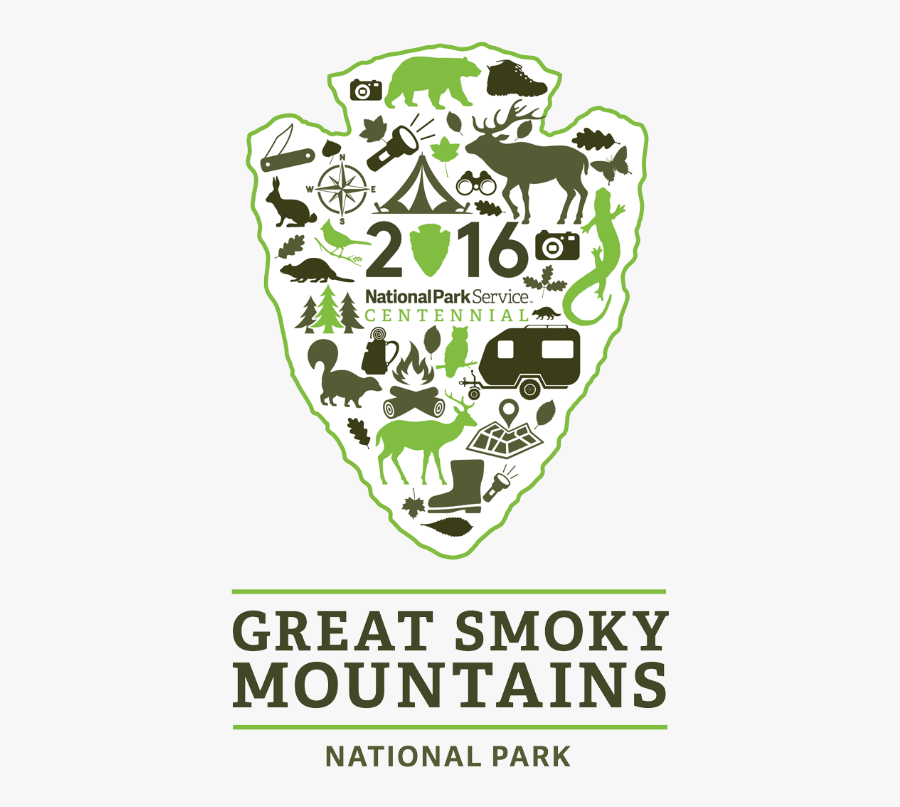 Gsmnp Centennial Logo - Centennial National Park Logo, Transparent Clipart