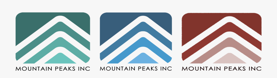Clip Art Mountain Peak Logo, Transparent Clipart