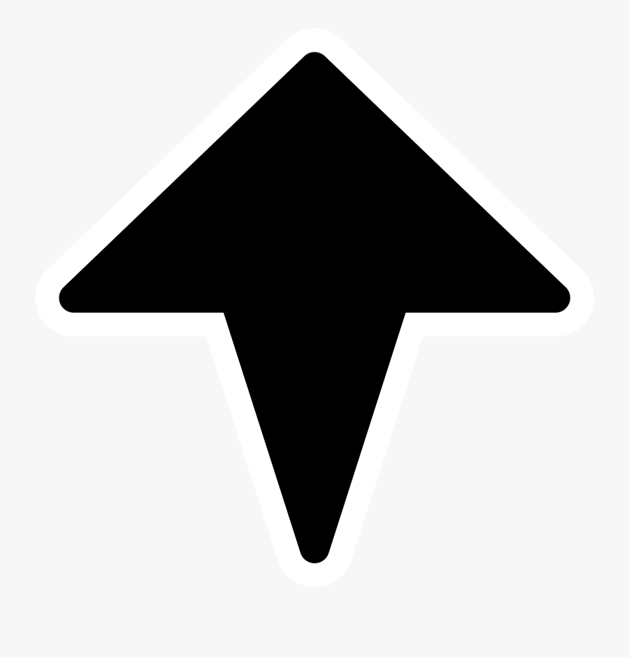 Triangle,symbol,arrow - Up Arrow, Transparent Clipart