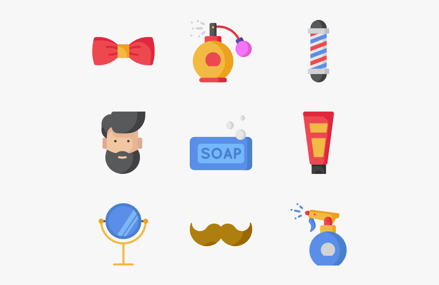 Hairdressing & Barbershop - Color Barber Icon Png, Transparent Clipart