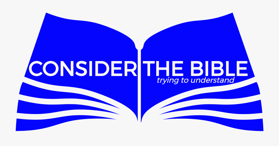 Consider The Bible-logo, Transparent Clipart