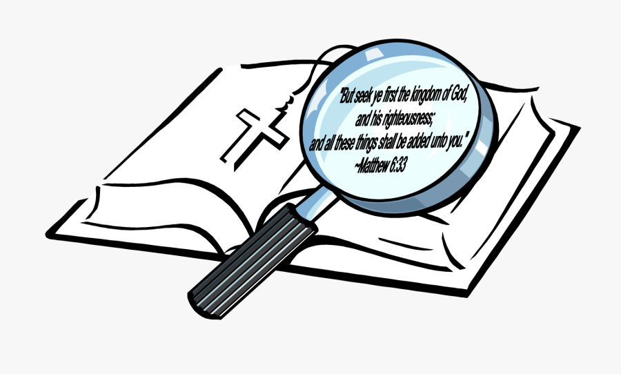 Magnifying Glass Bible Clipart, Transparent Clipart