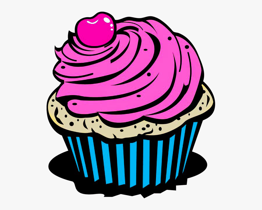 Cupcake Birthday Cake Muffin Clip Art - Cup Cake Coloring Pages, Transparent Clipart