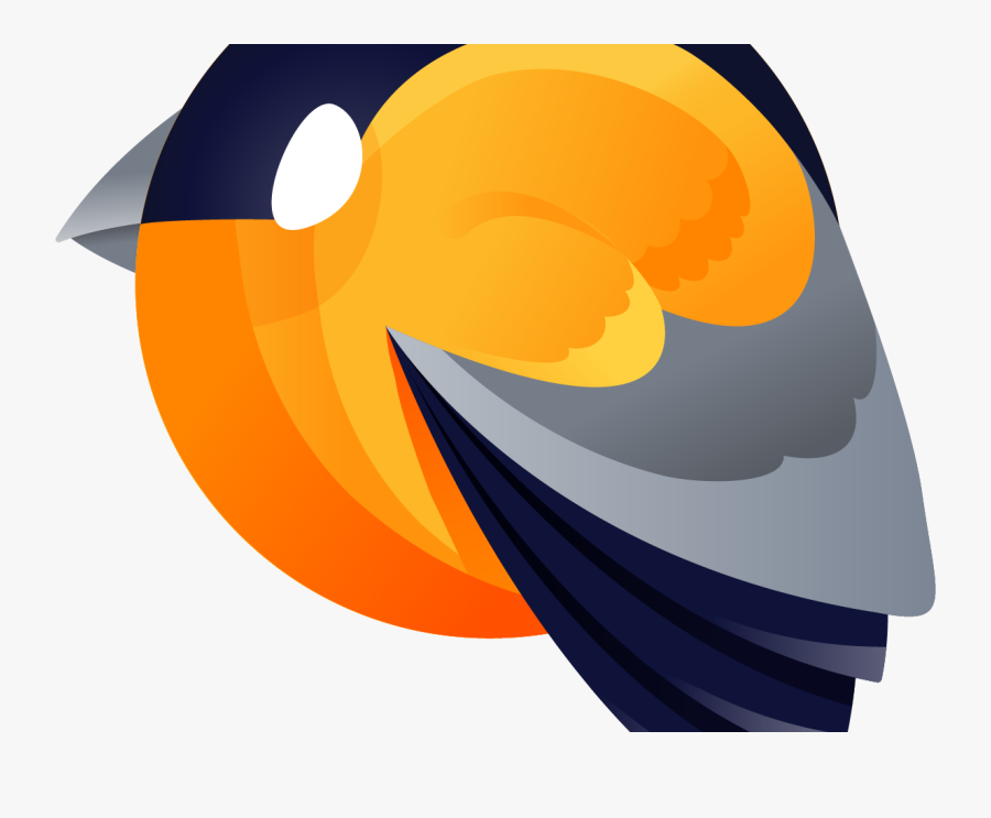 Finch Logo, Transparent Clipart