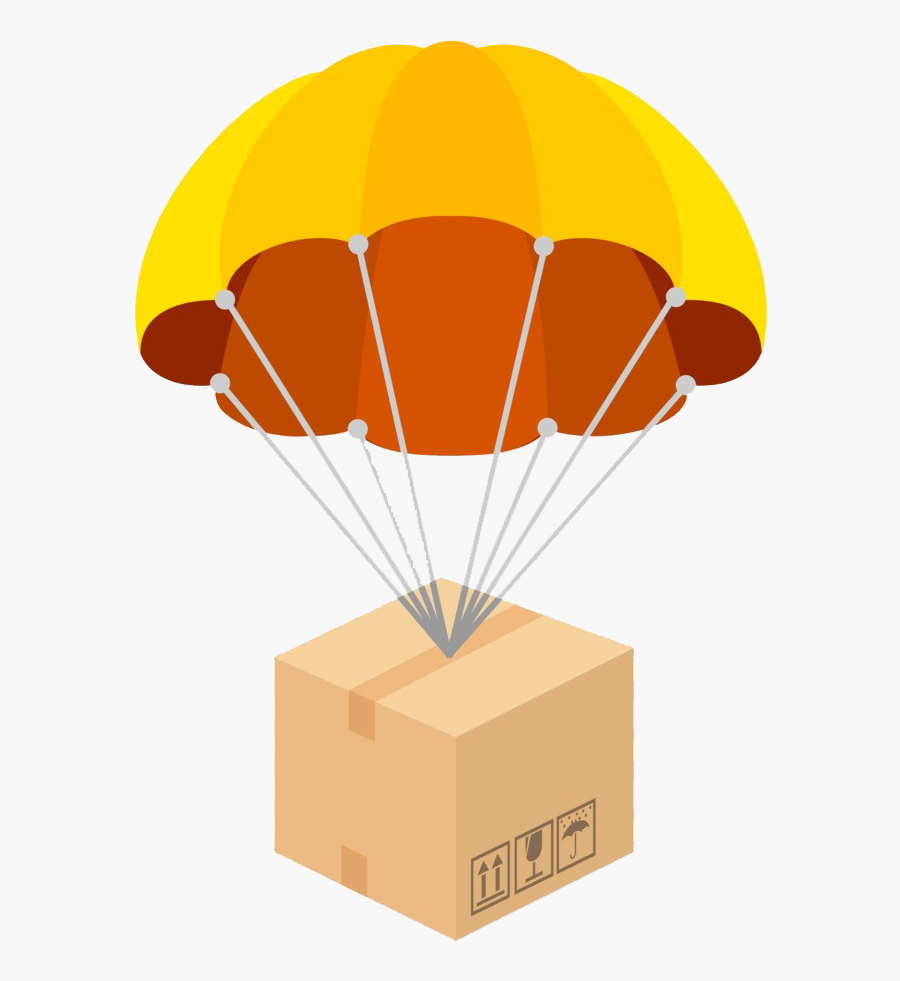Parachute Png Clipart - Parachute Packages, Transparent Clipart