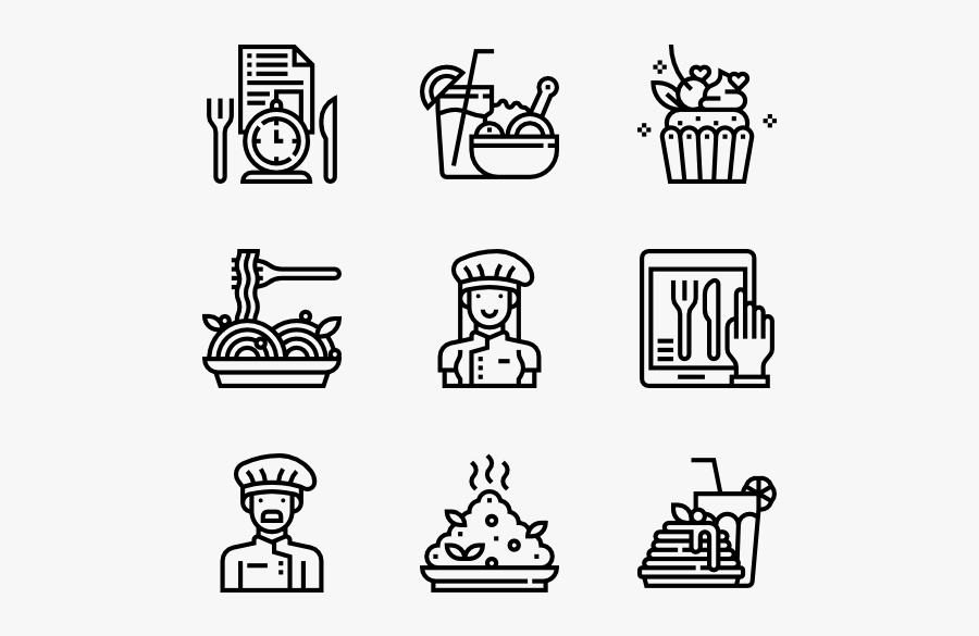 Restaurant - Big Data Icon Free, Transparent Clipart