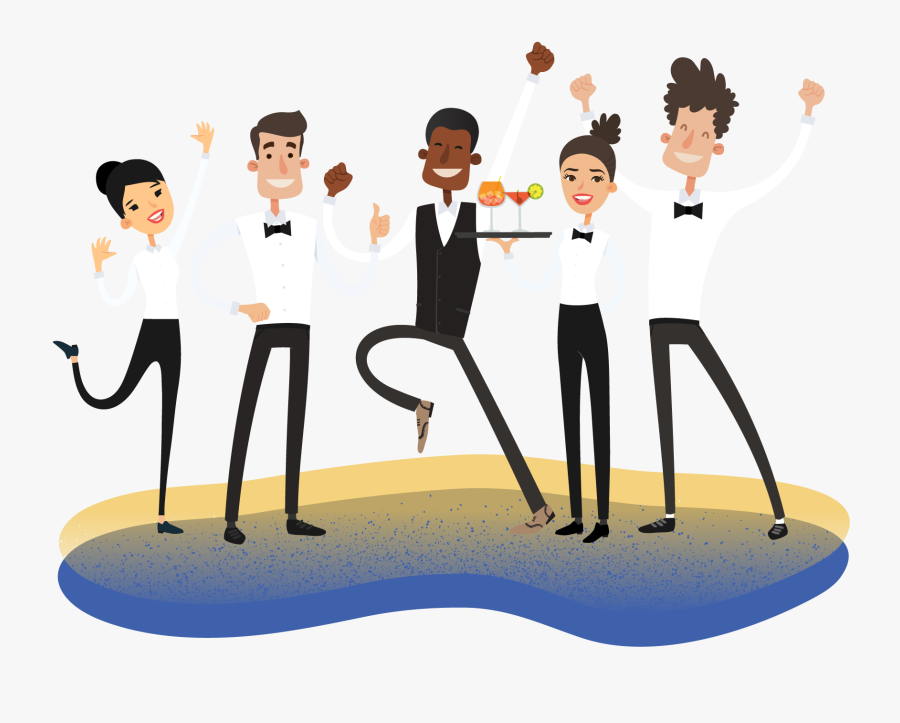 London"s Favourite Hospitality Staff Supplier - Hospitality Cartoon, Transparent Clipart