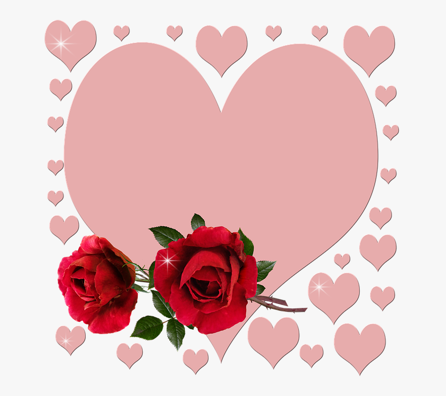 Valentine, Hearts, Red Roses, Romantic, Decoration - ดอก กุหลาบ วาเลนไทน์ 2019, Transparent Clipart