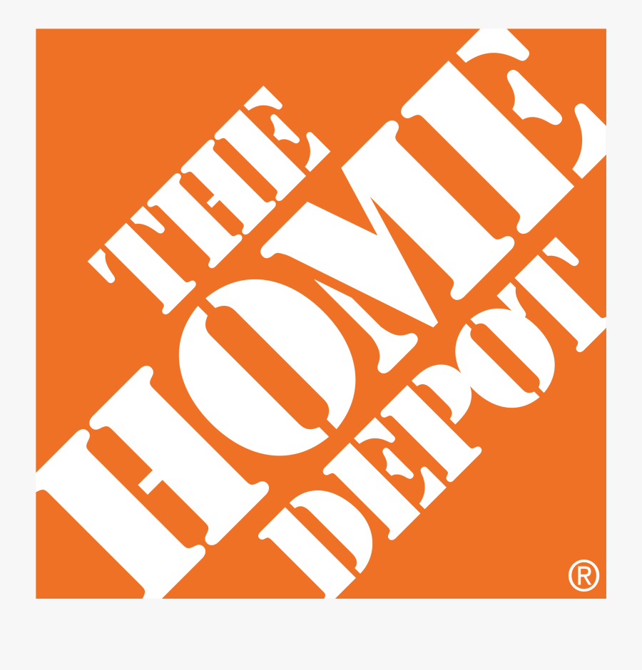 Home Depot Logo, Transparent Clipart