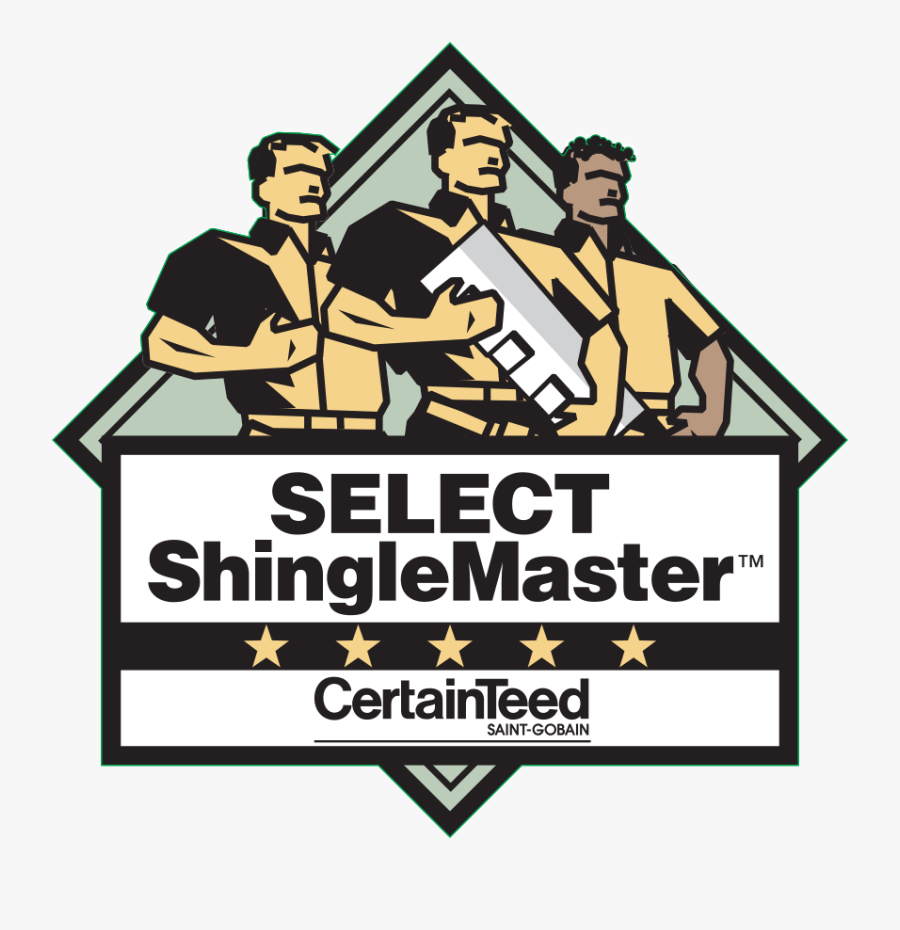 Shinglemaster - Certainteed Select Shingle Master, Transparent Clipart