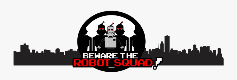 Beware The Robot Squad - Gotham City Skyline Clipart, Transparent Clipart