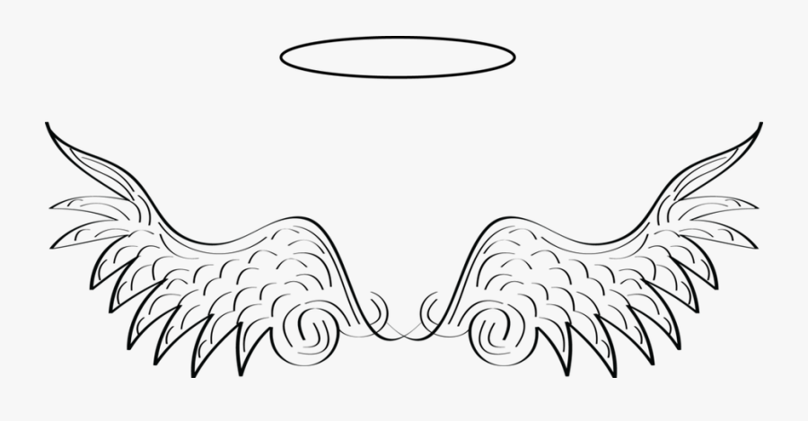 Homeless Clipart Black And White - Transparent Angel Wings Clip Art, Transparent Clipart