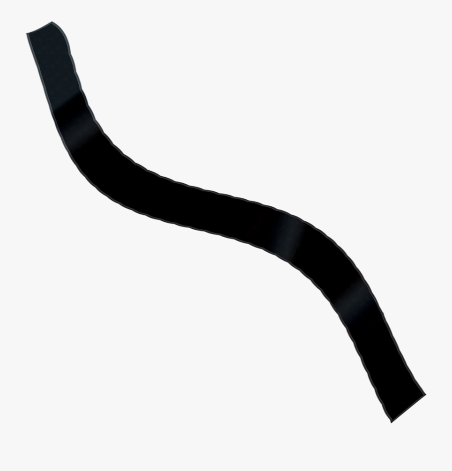 Black Ribbon Transparent - Sports Equipment, Transparent Clipart