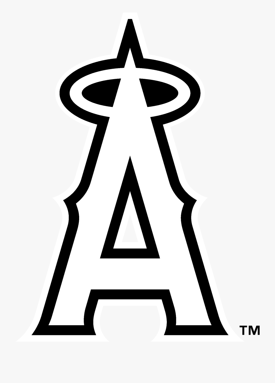Angels Logo Png - Angels Logo Black And White, Transparent Clipart