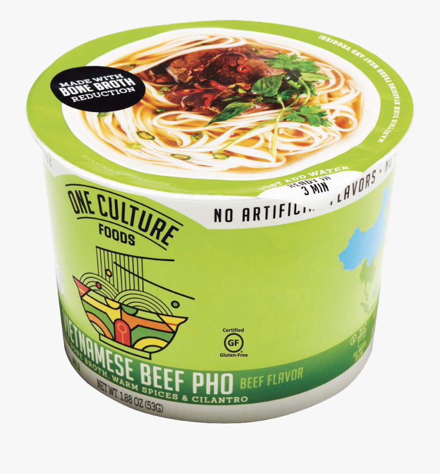 Viet Beef 1000 With Gf Down - One Culture Foods Noodles, Transparent Clipart