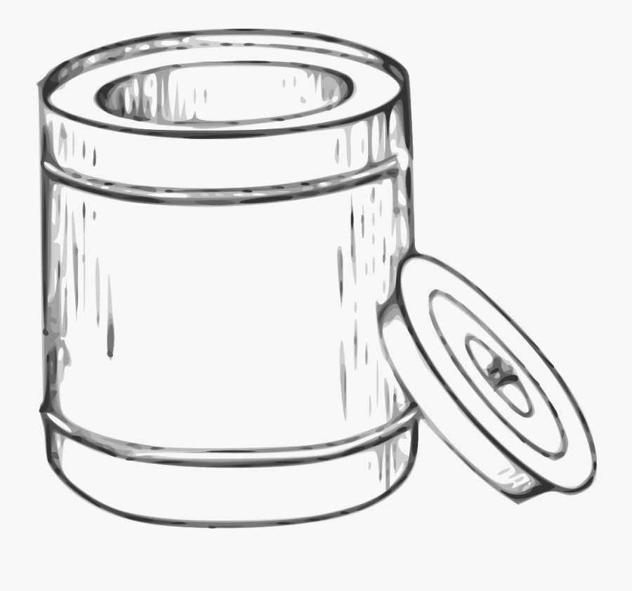 Free Clip Art "bread Bin - Pot Clip Art, Transparent Clipart