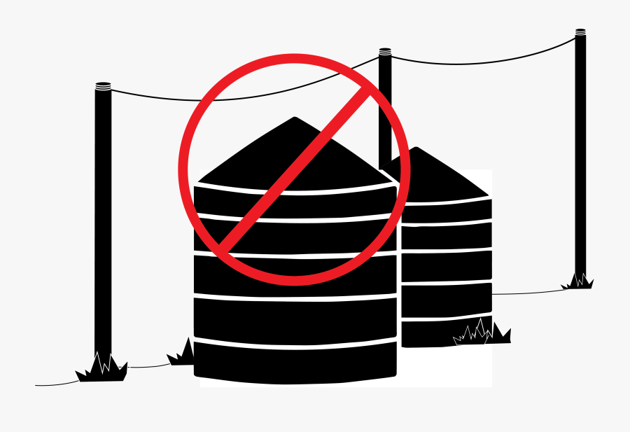 Grain Bins Too Close To Power Lines, Transparent Clipart