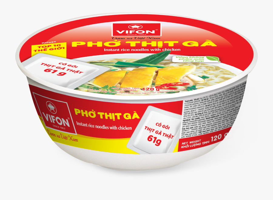 Vifon Instant Pho With Chicken - Vifon Pho Thit Ga, Transparent Clipart