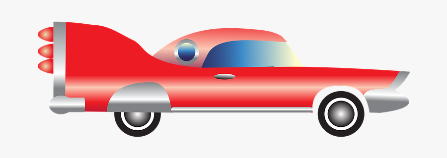Car, Auto, Vehicle, Red, Icon, Service, Repair, Garage - Antique Car, Transparent Clipart