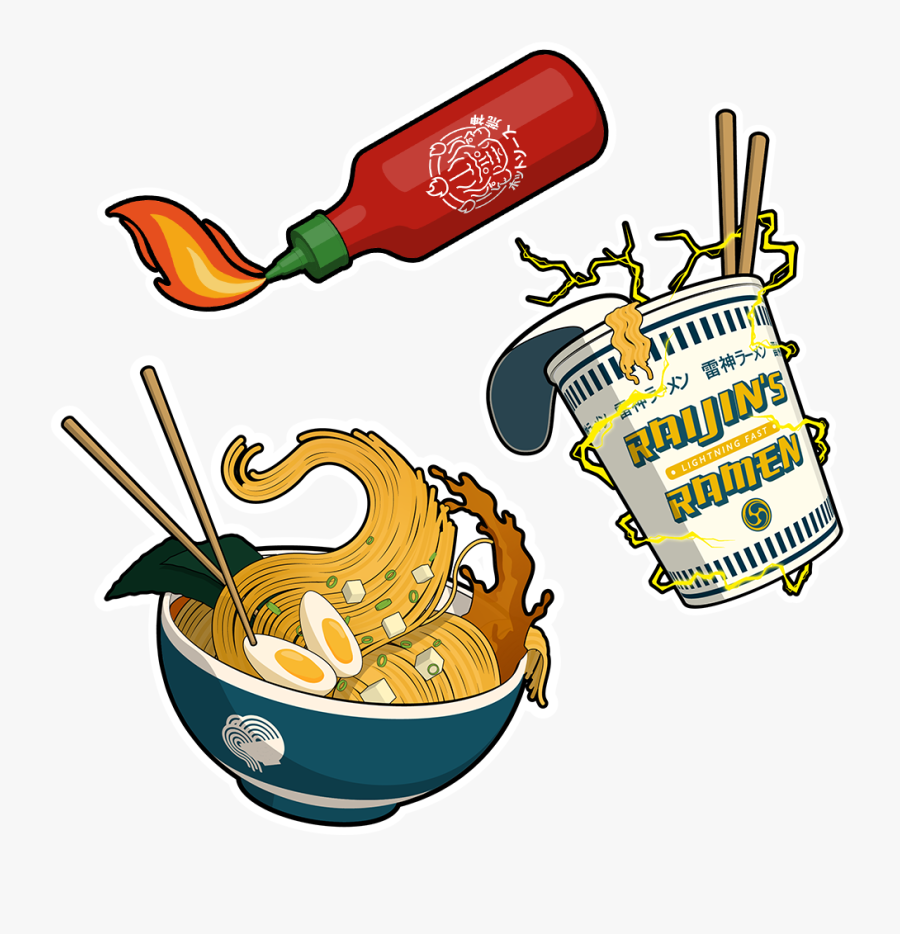 Image Of Spicy Ramen Pack - Dish, Transparent Clipart