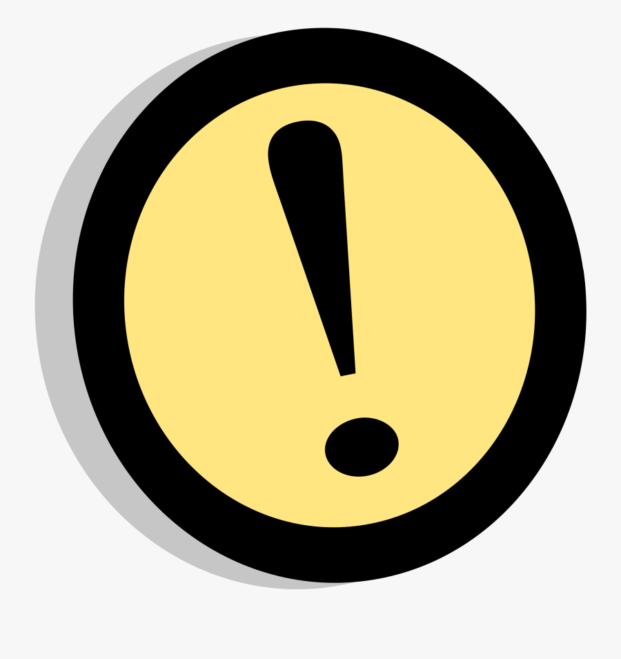 Exclamation Mark Clipart , Png Download - Circle, Transparent Clipart