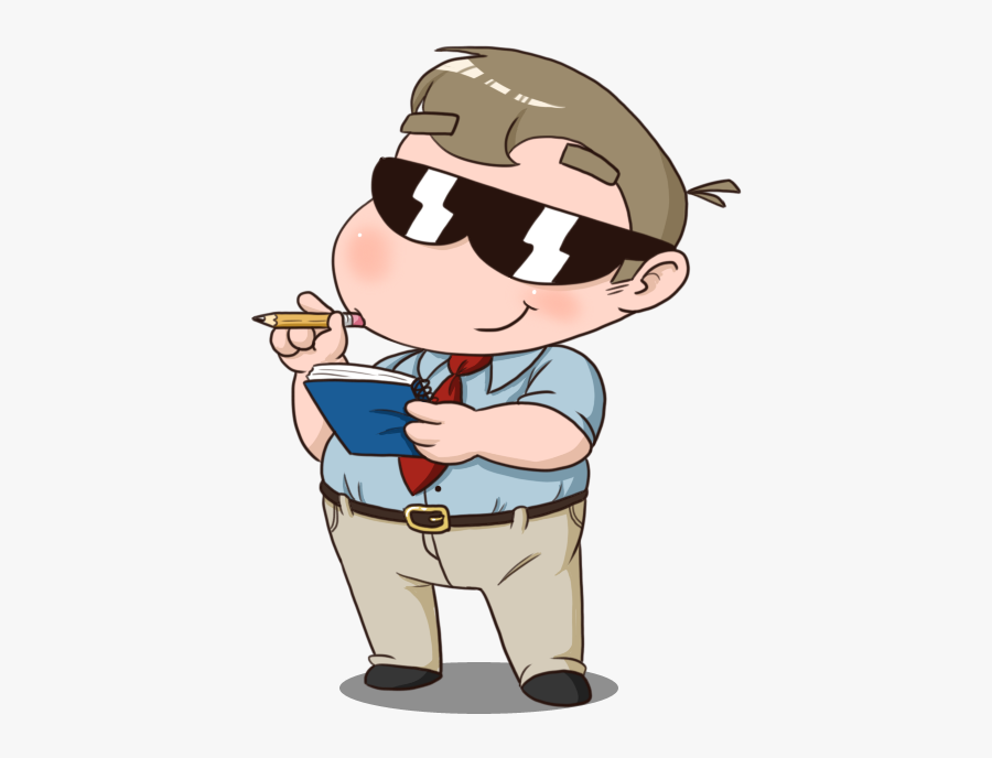 Fatso Rants - Cartoon Food Critic, Transparent Clipart