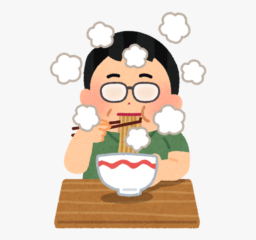 Ramen Megane Kumoru - Over Eating & Cartoon, Transparent Clipart