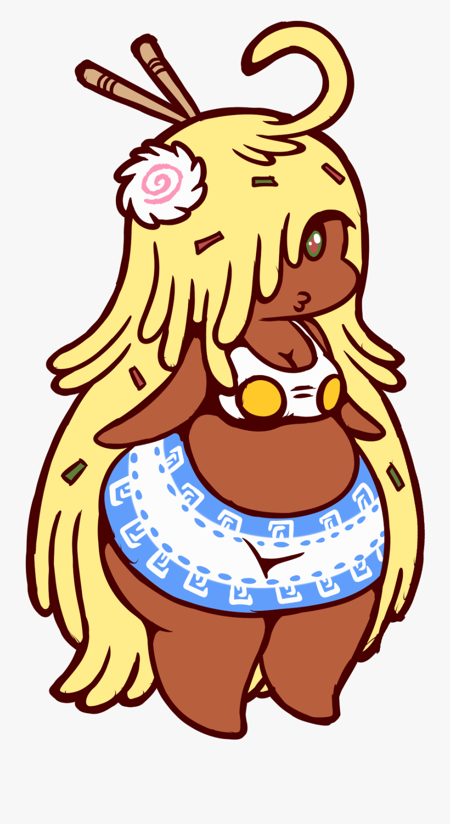 Ramen Girl, Transparent Clipart