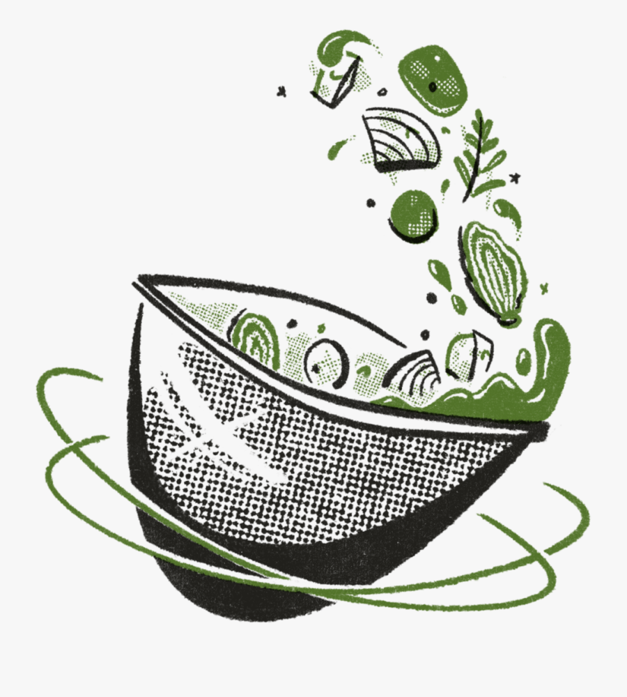Veggie Toss, Transparent Clipart