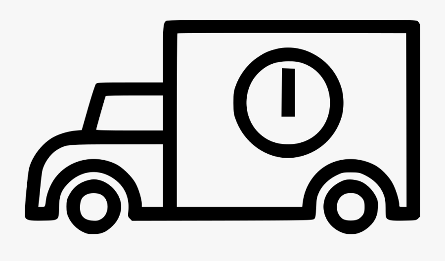 Truck Go Exclamation Point - Tir Icon, Transparent Clipart