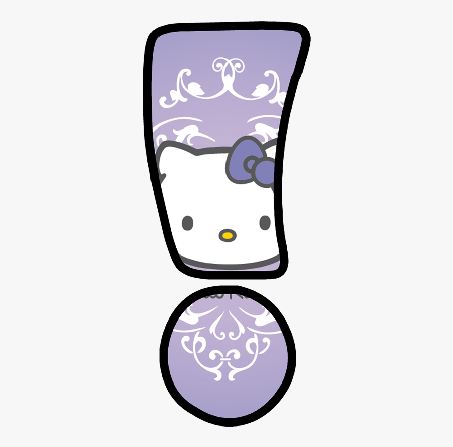 Hello Kitty Letter R, Transparent Clipart