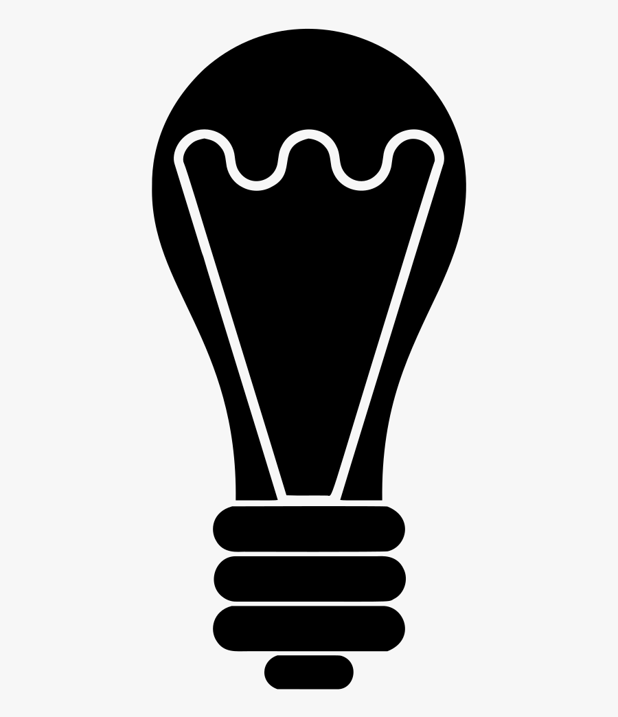 Light Bulb Icon, Transparent Clipart