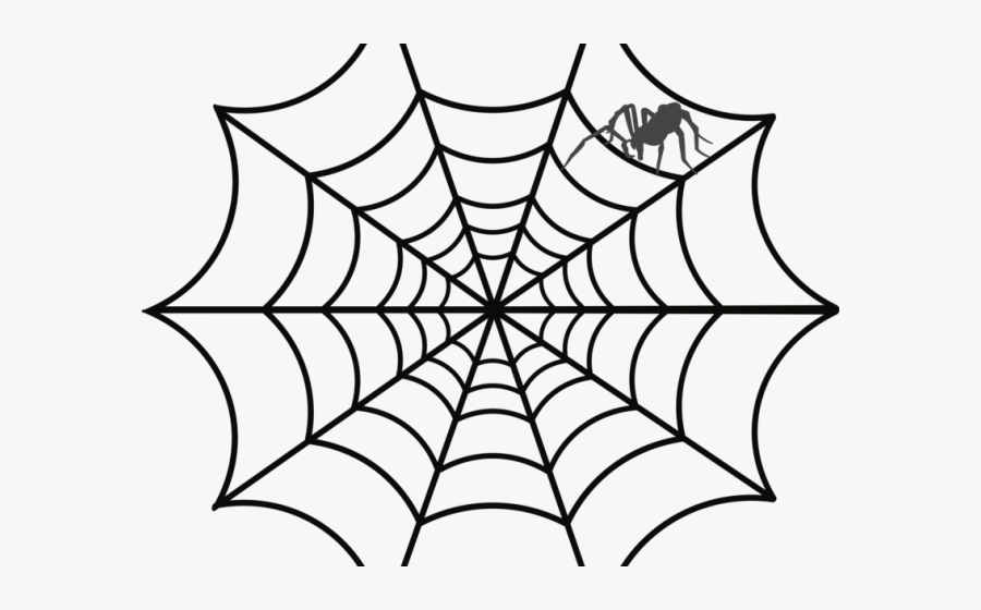 Drawn Spider Funnel Web - Spider Web Clipart, Transparent Clipart