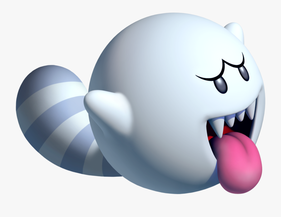 Super Mario 3d Land Boo, Transparent Clipart