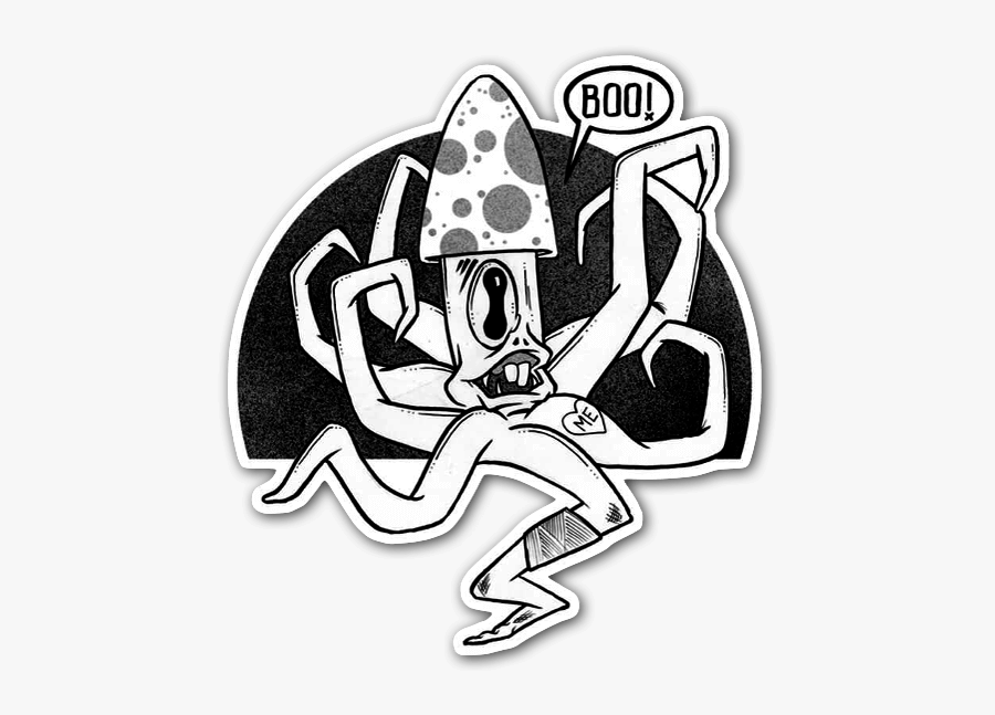 Boo Sticker - Illustration, Transparent Clipart