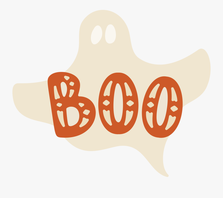 Boo Svg Cut File, Transparent Clipart